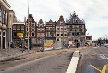 Spaarne bij de Damstraat, voorjaar 2001