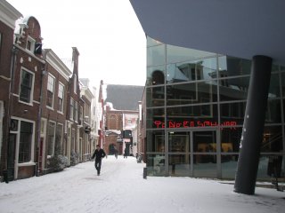 Sneeuw in de Korte en Lange Begijnestraat